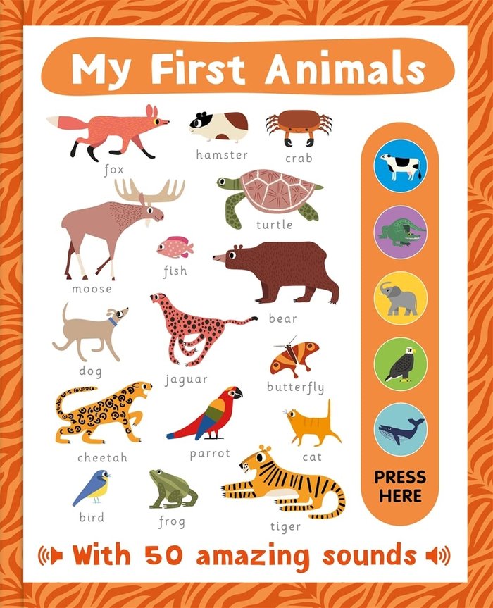 MY FIRST ANIMALS (GIANT LEARNING SOUNDS), de AUTUMN | portada del libro