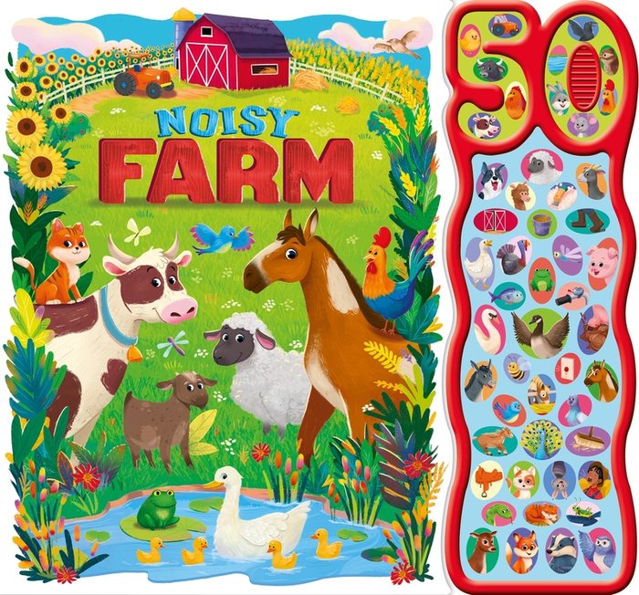 Noisy Farm. 50 Sounds, de IGLOOBOOKS | portada del libro