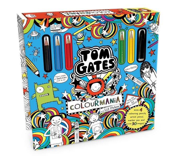 TOM GATES: COLOURMANIA, de AUTUMN | portada del libro