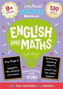 LEAP AHEAD BUMPER WORKBOOK: 9 YEARS ENGLISH AND MATHS, de AUTOR, SIN | portada del libro