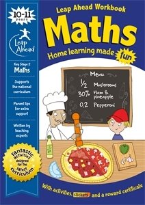 LEAP AHEAD: 10-11 YEARS MATHS, de AUTOR, SIN | portada del libro