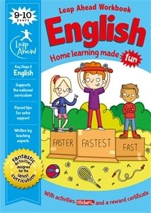 LEAP AHEAD: 9-10 YEARS ENGLISH, de AUTOR, SIN | portada del libro