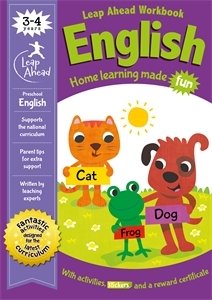 LEAP AHEAD: 3-4 YEARS ENGLISH, de AUTOR, SIN | portada del libro