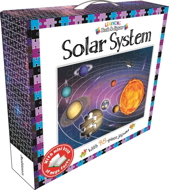 LEARNING BOOK AND JIGSAW SOLAR SYSTEM, de AUTOR, SIN | portada del libro