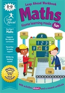 LEAP AHEAD: 8-9 YEARS MATHS, de AUTOR, SIN | portada del libro