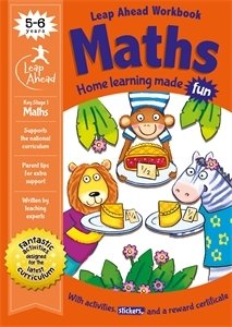 LEAP AHEAD: 5-6 YEARS MATHS, de AUTOR, SIN | portada del libro