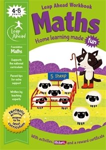 LEAP AHEAD: 4-5 YEARS MATHS, de AUTOR, SIN | portada del libro