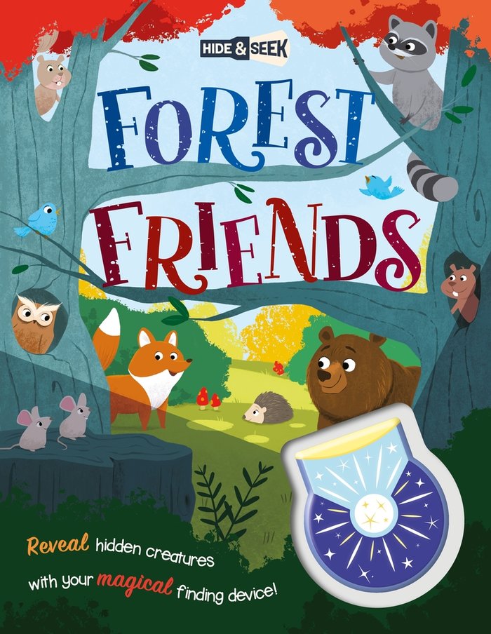 HIDE-AND-SEEK FOREST FRIENDS (MAGICAL LIGHT BOOK), de AUTOR, SIN | portada del libro