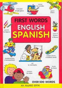FIRST WORDS ENGLISH SPANISH, de BURTON | portada del libro
