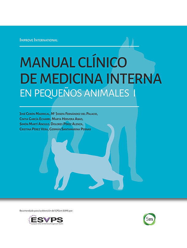 MANUAL CLINICO DE MEDICINA INTERNA EN PEQUEÑOS ANIMALES I, de CERON MADRIGAL,JOSE | portada del libro