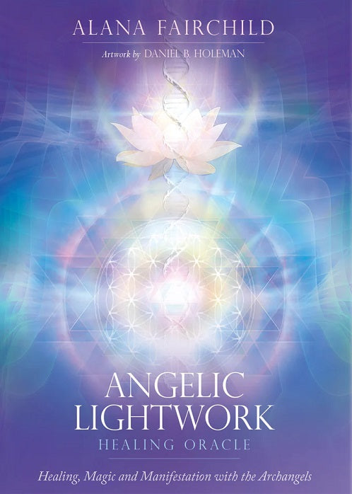 Angelic lightwork healing oracle, de Alana | portada del libro
