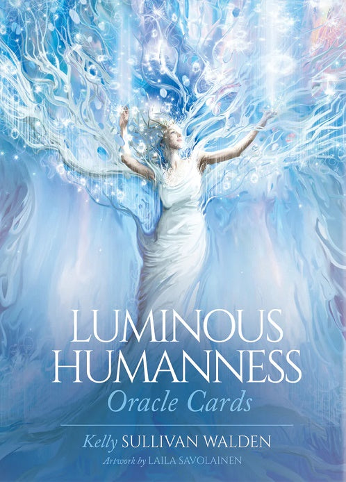 Luminous humanness oracle cards, de Kelly | portada del libro