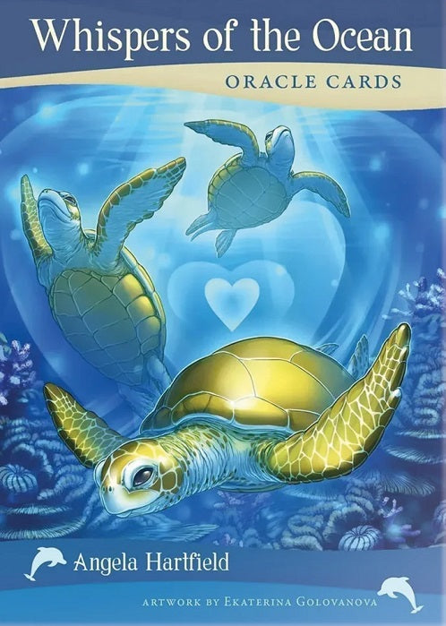 Whispers of the ocean oracle cards, de Angela | portada del libro
