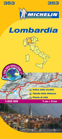 Mapa Local Lombardía, de MICHELIN | portada del libro