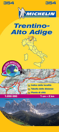 Mapa Local Trentino, Alto Adige, de m | portada del libro