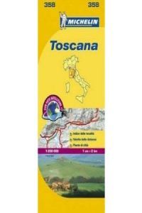 Mapa Local Toscana, de MICHELIN | portada del libro