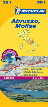 Mapa Local Abruzzo, Molise, de MICHELIN | portada del libro