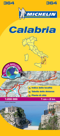 Mapa Local Calabria, de MICHELIN | portada del libro