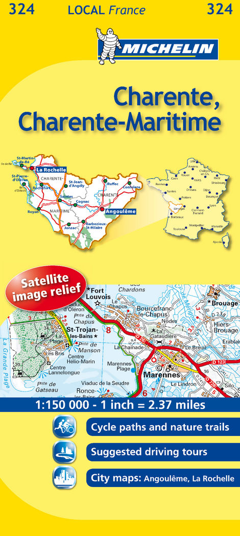 Mapa Local Charente, Charente-Maritime, de AA.VV. | portada del libro