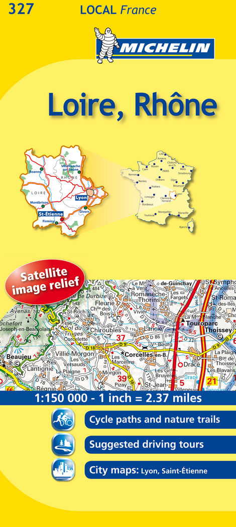 Mapa Local Loire, Rhone, de AA.VV. | portada del libro