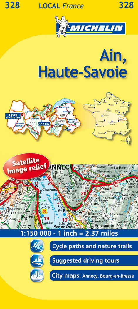 Mapa Local Ain, Haute-Savoie, de AA.VV. | portada del libro