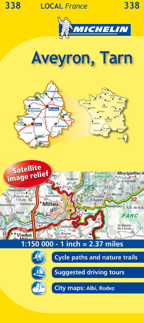 Mapa Local Aveyron, Tarn, de AA.VV. | portada del libro