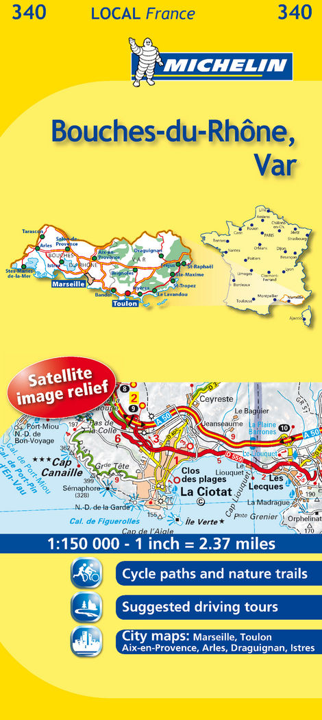Mapa Local Bouches-du-Rhone, Var, de AA.VV. | portada del libro
