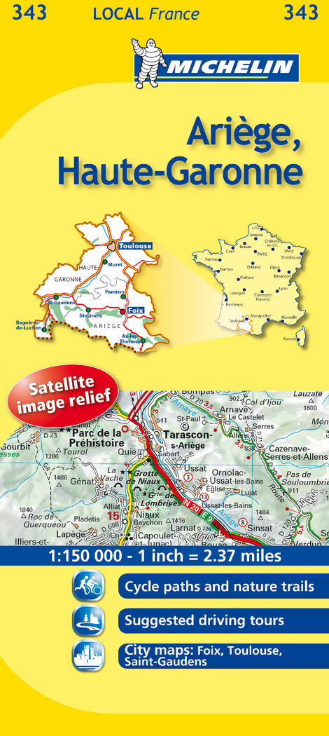 Mapa Local Ariège, Haute-Garonne, de AA.VV. | portada del libro