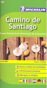 Mapa-Guía Camino de Santiago, de Varios autores | portada del libro