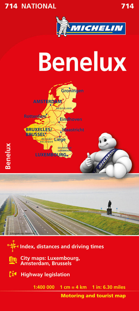 Mapa National Benelux, de Varios autores | portada del libro