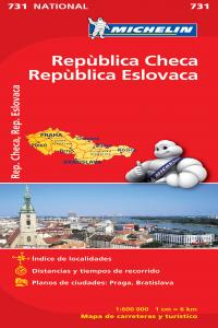 Mapa National República Checa República Eslovaca, de Varios autores | portada del libro
