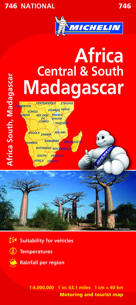Mapa National África Centro-Sur, Madagascar, de Varios autores | portada del libro