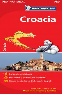 Mapa National Croacia, de Varios autores | portada del libro