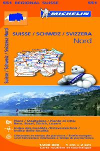 Mapa Regional Suisse Nord/ Schweiz Nord/ Svizzera Nord, de MICHELIN | portada del libro