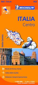 Mapa Regional Italia Centro, de MICHELIN | portada del libro