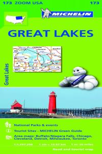 Mapa Zoom USA Great Lakes, de MICHELIN | portada del libro