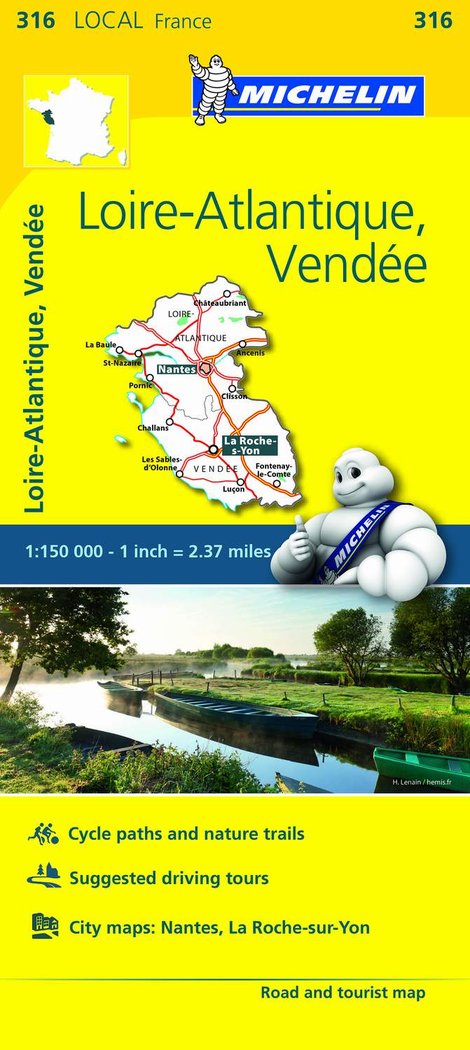 Mapa Local Loire-Atlantique, Vendée, de Varios autores | portada del libro