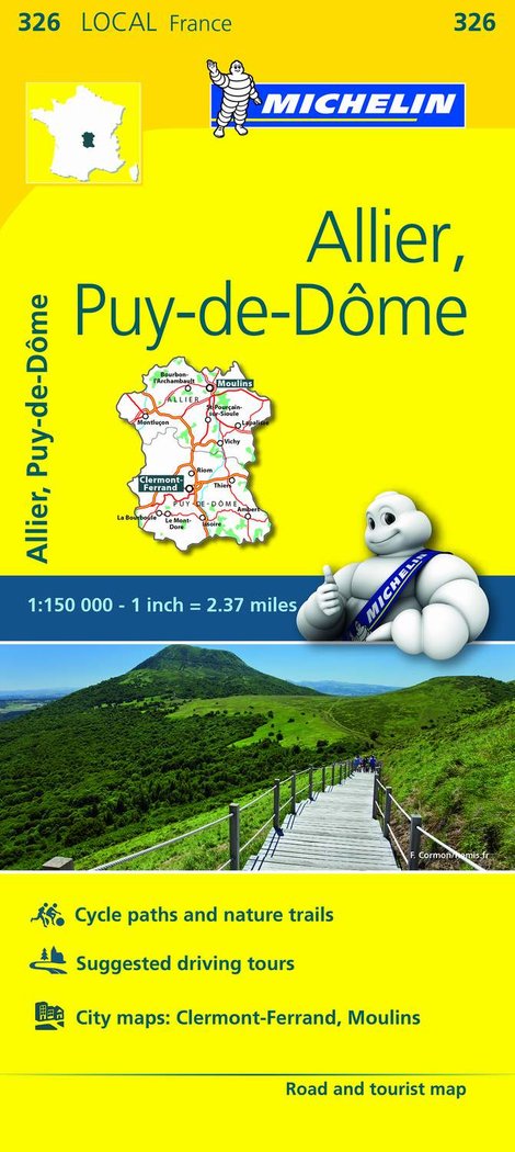 Mapa Local Allier, Puy-de-Dôme, de Varios autores | portada del libro