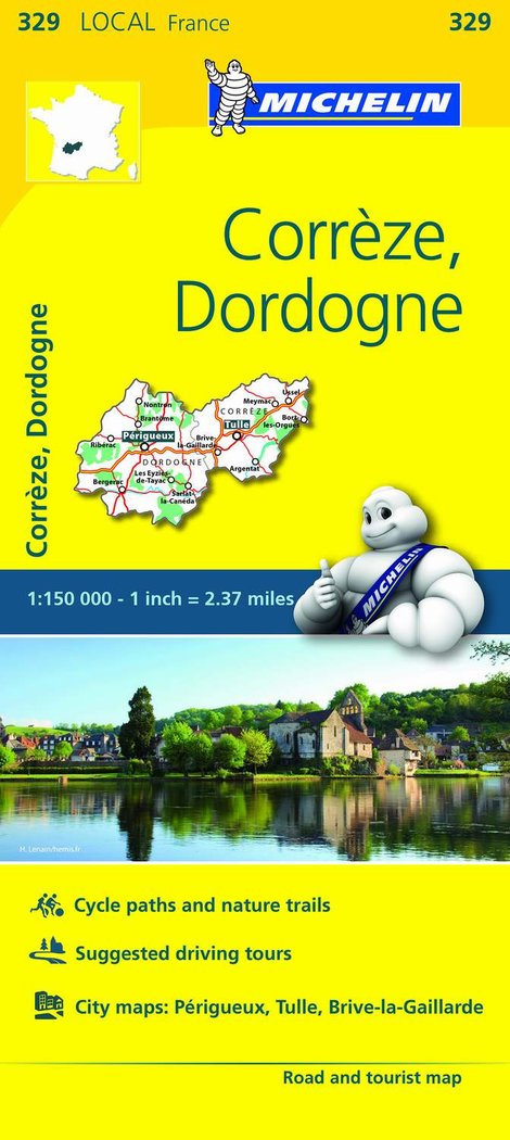 Mapa Local Corrèze, Dordogne, de Varios autores | portada del libro