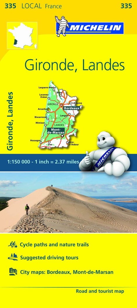 Mapa Local Gironde, Landes, de Varios autores | portada del libro