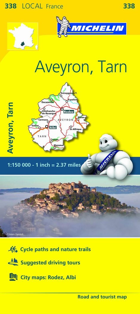 Mapa Local Aveyron, Tarn, de Varios autores | portada del libro