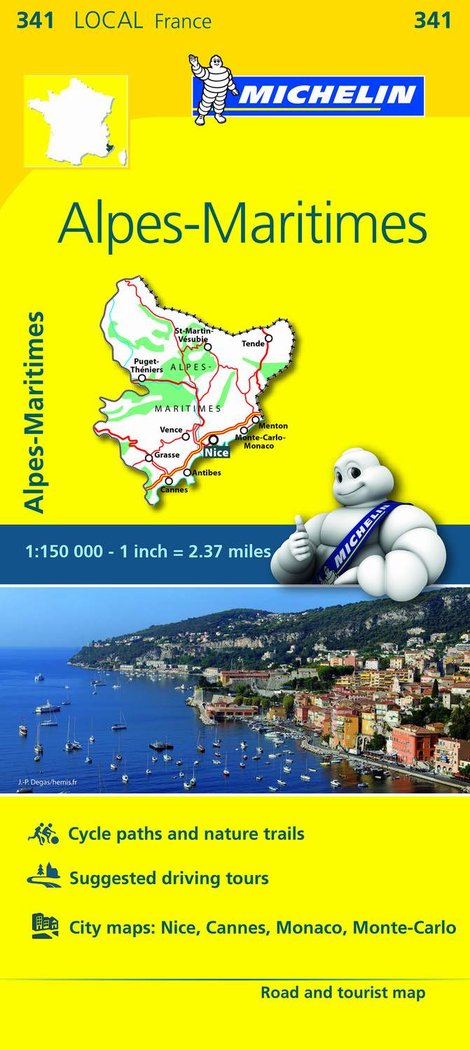 Mapa Local Alpes-Maritimes, de Varios autores | portada del libro