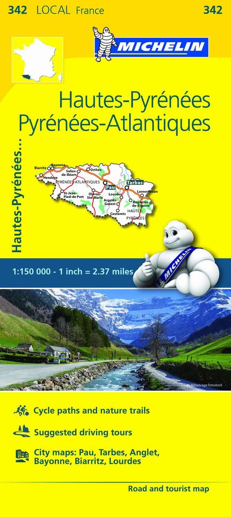 Mapa Local Hautes-Pyrénées, Pyrénées-Atlantiques, de Varios autores | portada del libro