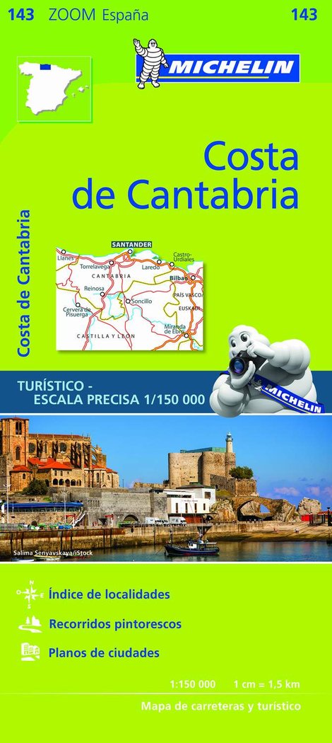 Mapa Zoom Costa de Cantabria, de Varios autores | portada del libro