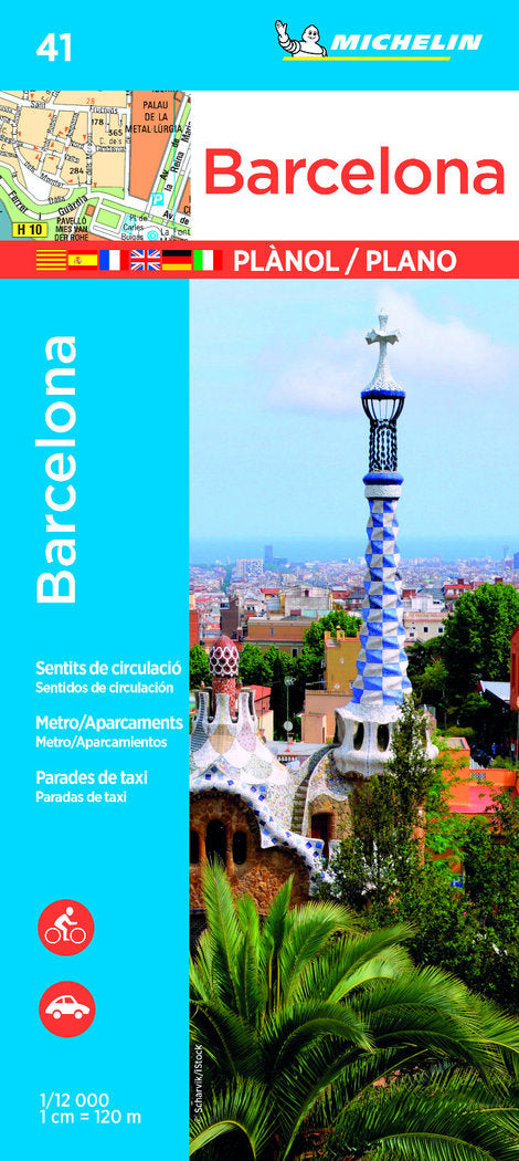 Barcelona (Plano), de MICHELIN | portada del libro