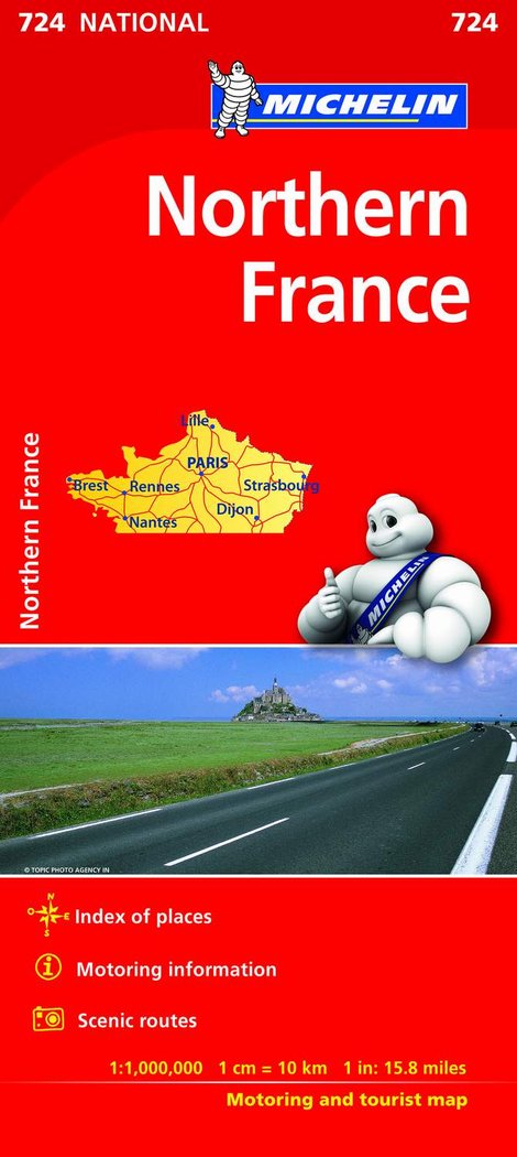 Mapa National Northern France, de Varios autores | portada del libro
