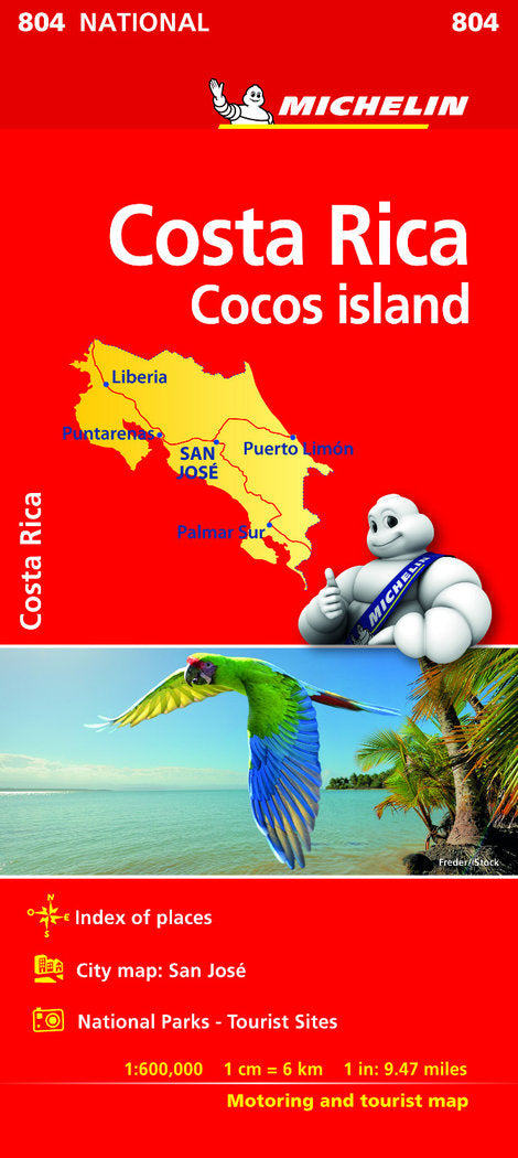 Mapa National Costa Rica, de Varios autores | portada del libro