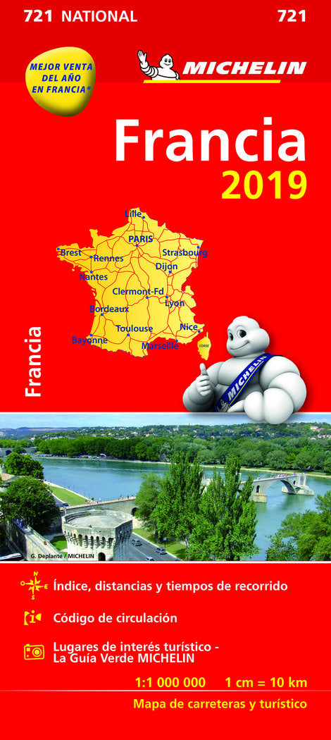Mapa National Francia, de Varios autores | portada del libro