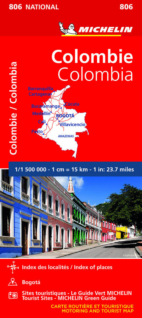 Mapa National Colombia, de Varios autores | portada del libro