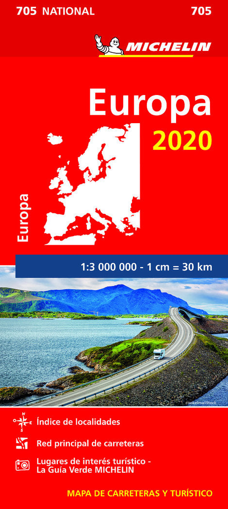 Mapa National Europa, de Varios autores | portada del libro